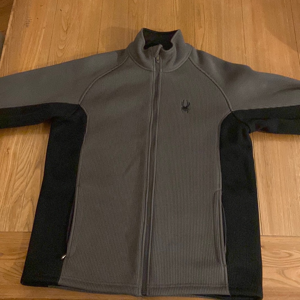 Spyder grey and black men’s large